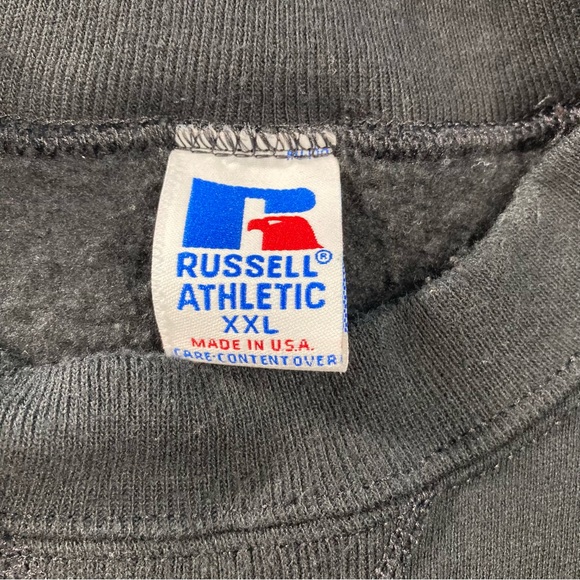 Vintage 90s Russell Atheltic Crewneck Sweater USA Made Men's Sz 2XL - Picture 5 of 9